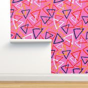 Dotty Triangles - Pink