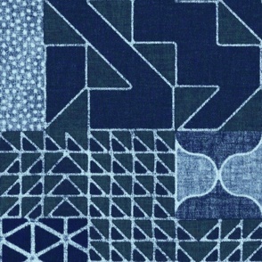 Masala Quilt - indigo