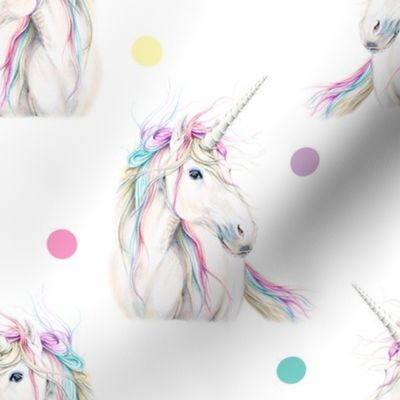 Rainbow Unicorn Dots