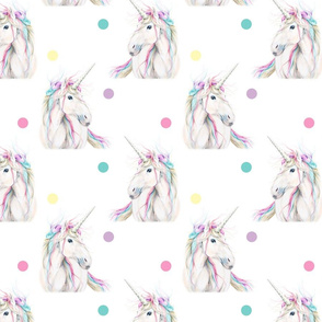 Rainbow Unicorn Dots