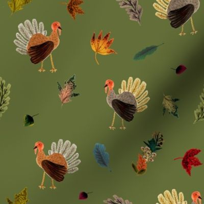 Fall Thanksgiving Turkeys // Green Chalet