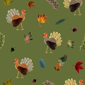 Fall Thanksgiving Turkeys // Green Chalet
