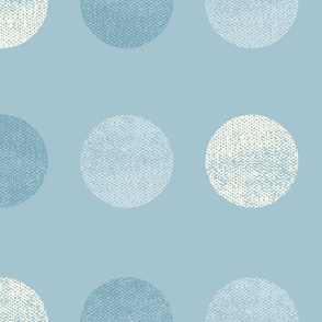 Tweed Circles Blue 2