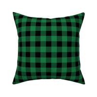 1" buffalo plaid black and green kids cute nursery hunting outdoors camping green and black plaid checks