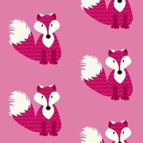 Hot Pink Foxes