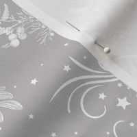 Christmas Toile in Greige