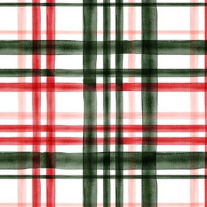 Christmas Plaid - Green, red, green, and pink - LAD19