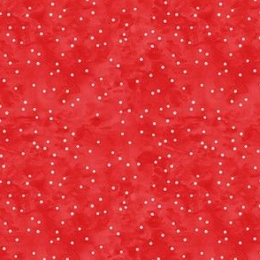 Christmas small scatter dots  - pink on red - LAD19