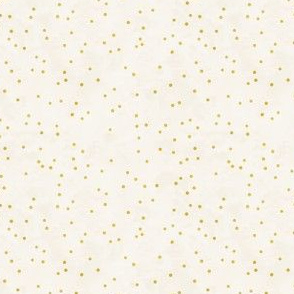 Christmas small scatter dots  - gold on cream - LAD19
