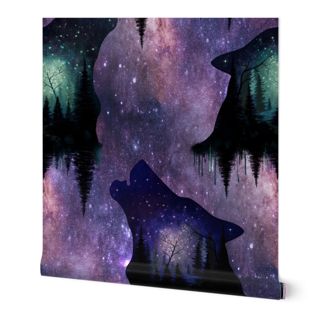 Galaxy wolf forest TINY