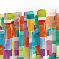 Abstract blocks rainbow