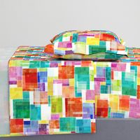 Abstract blocks rainbow