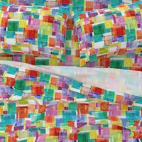 Abstract blocks rainbow