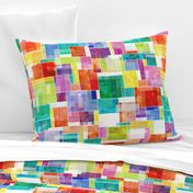 Abstract blocks rainbow