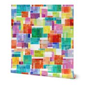 Abstract blocks rainbow