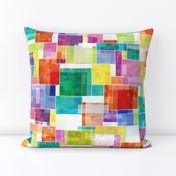 Abstract blocks rainbow