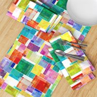 Abstract blocks rainbow