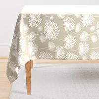 neutral retreat (white floral) solid50