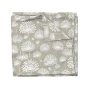 neutral retreat (white floral) solid50