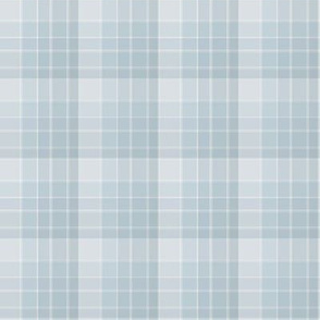 Blue, gray, plaid -Serenity Collection, repeat, gradient