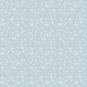 Blue gray flowers - Serenity Collection