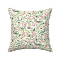 Cute Creepy-Crawlies in Pink, Green & Gray