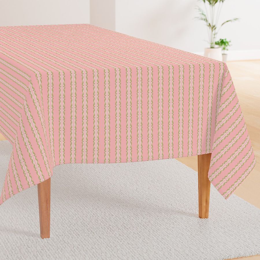 Parson's Pink in Vine Stripe 