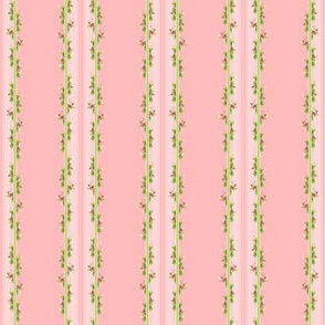 Parson's Pink in Vine Stripe 