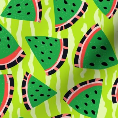 Green Summer Watermelon