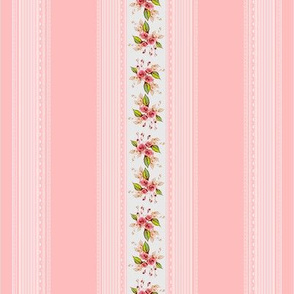 Parson's Pink Rose Delicate Stripe