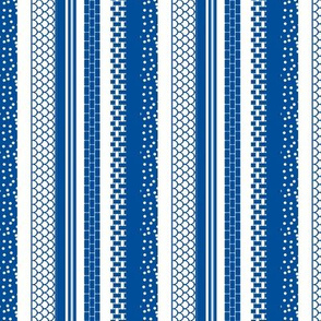 Willow-esque Stripes - Blue