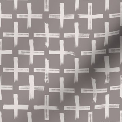 Cross Marks - Taupe