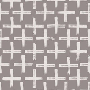 Cross Marks - Taupe