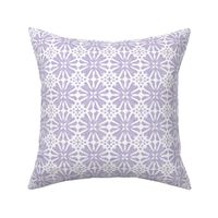 Medallion Pattern in Velvety Lilac Reversed 