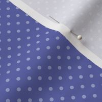 Bold Blue with Periwinkle Dots