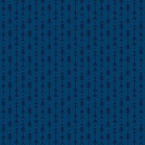 tiny cross + arrows navy blue tone on tone