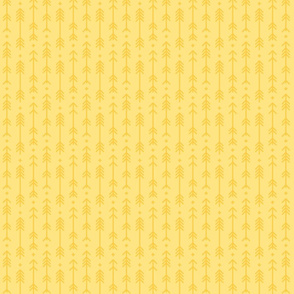 tiny cross + arrows sunshine yellow tone on tone