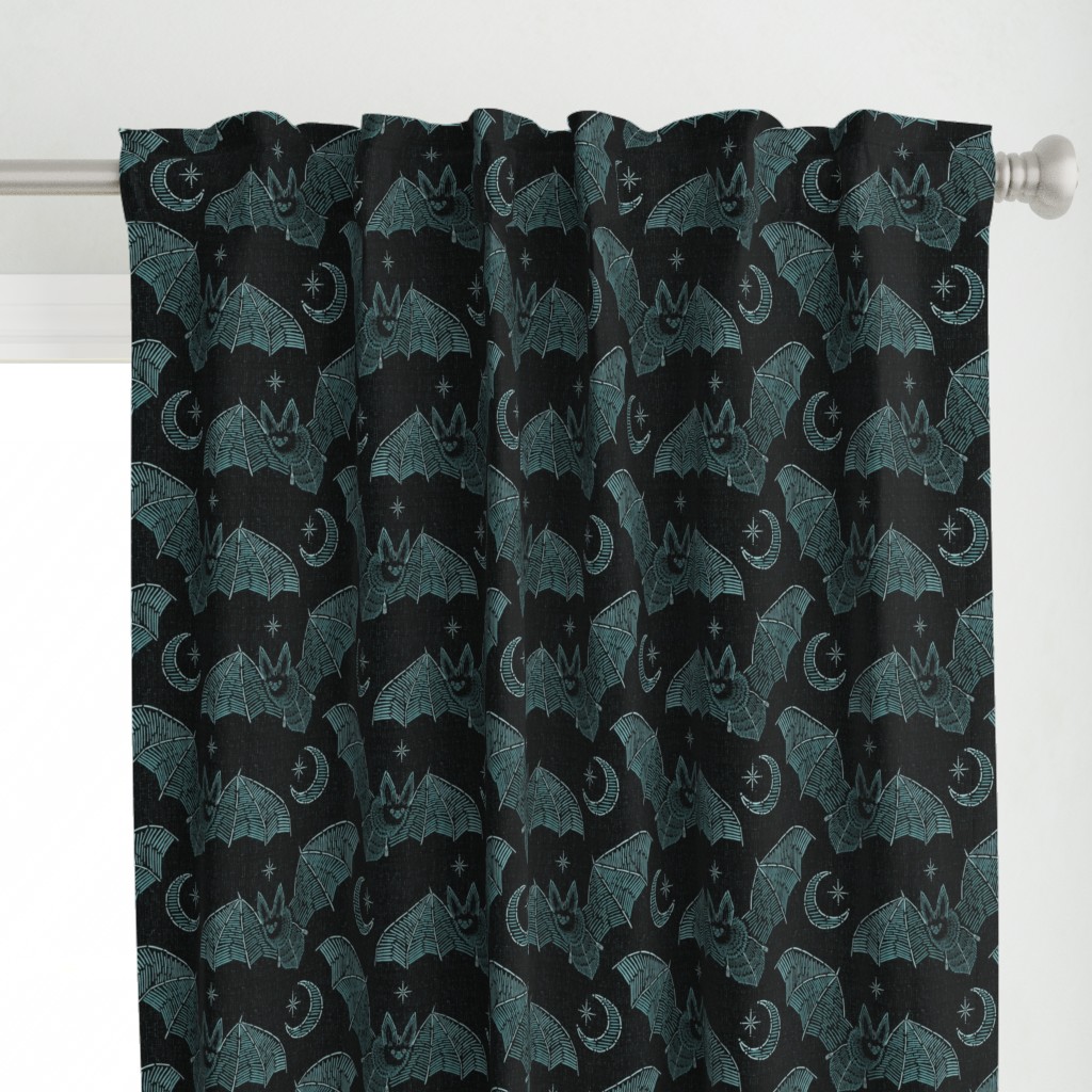 Bat Stitch Crazy - Blue