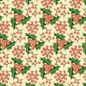 Happy Holly Days on Cream