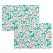 Woodland Joy (teal) MED 