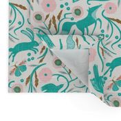 Woodland Joy (teal) MED 