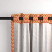 Simple chevron pattern shaded from brilliant orange to yellow