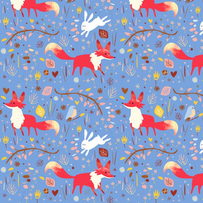 Sweet foxes blue by Mount Vic and Me