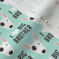 bull terrier dog fabric - eye patch dog, dog fabric, dogs, terrier dog - mint