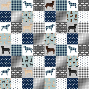 Labradors pet quilt b cheater wholecloth dog breed fabric
