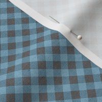 Sleepy Series Blue Gingham Mid-tone Ditsy