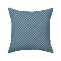 Sleepy Series Blue Gingham Mid-tone Ditsy