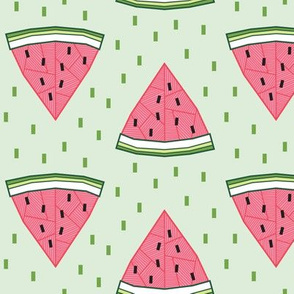 Geometric Watermelon (Mint)
