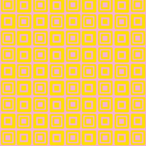 suquare blocks pink, yellow