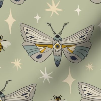Moths &Bees - Sage